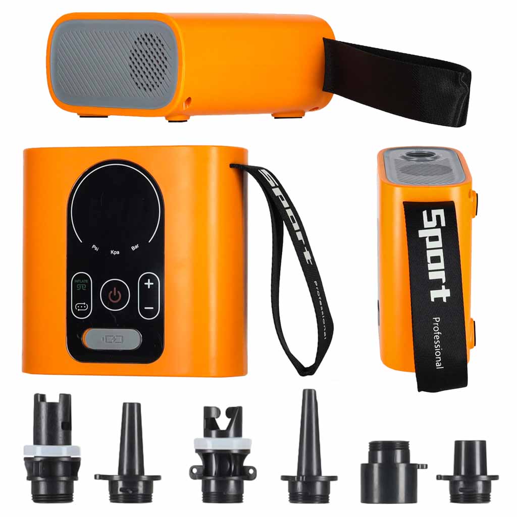 Pompka elektryczna samochodowa do deski SUP 22 PSI 140W, System Auto-off, mocna, kompaktowa i lekka