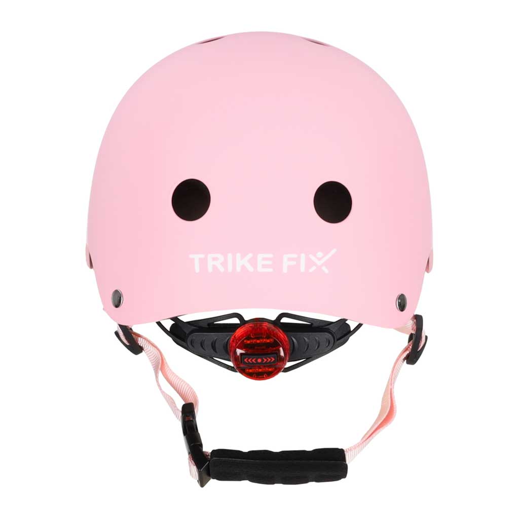 Dětská cyklistická helma Trike Fix nastavitelná LED S 48-54cm růžová KX2814_1