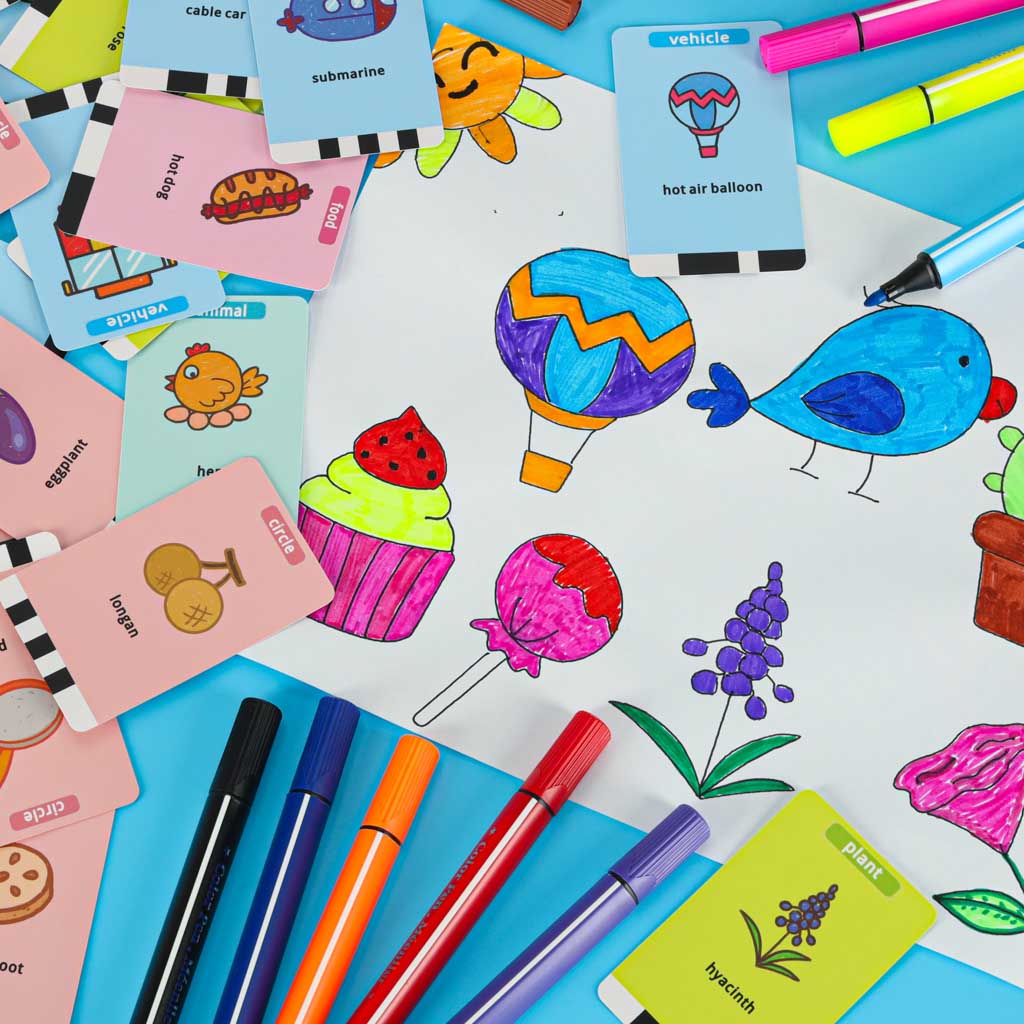 Vzdělávací robot interaktivní učení kreslení psaní fiše set značky modrá KX3146