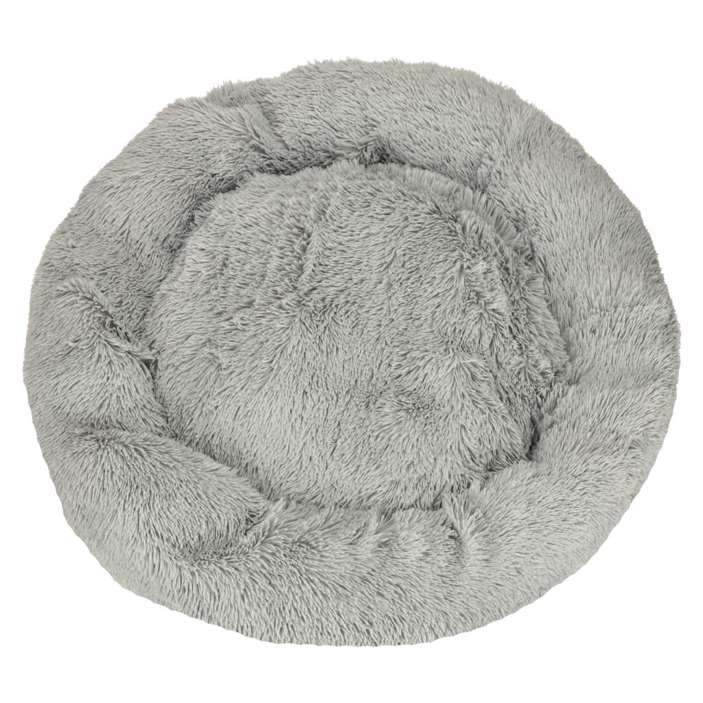 Plyšový polštář pro psy 100 cm světle šedý KX3723