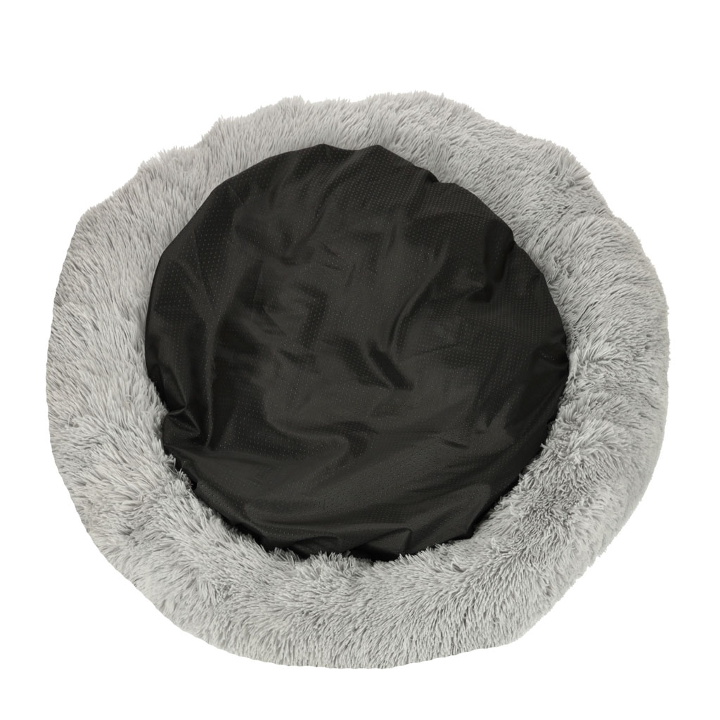 Plyšový polštář pro psy 100 cm světle šedý KX3723