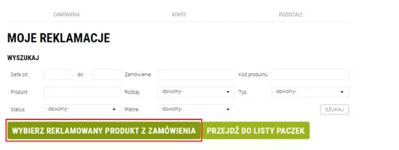 reklamacje